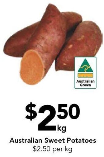 Drakes Australian Sweet Potatoes offer