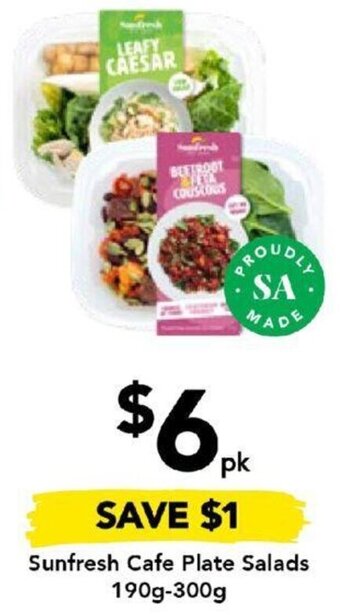 Drakes Sunfresh Cafe Plate Salads 190g-300g offer