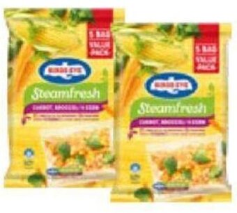 Drakes Birds Eye SteamFresh Vegetables 5 Pack 750g offer