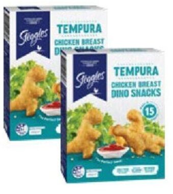 Drakes Steggles Chicken Breast Dino Snacks 400g offer