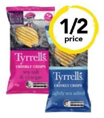Drakes Tyrrell's Triple Cooked Crisps 165g offer