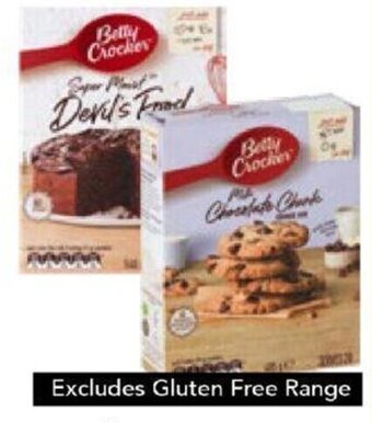 Drakes Betty Crocker Baking Mixes 345g-540g offer