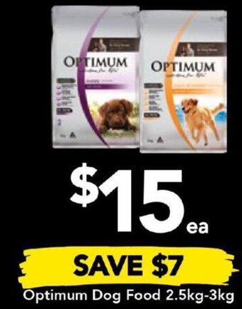 Drakes Optimum Dog Food 2.5kg-3kg offer