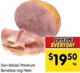 Spar Don Melosi Premium Boneless Leg Ham offer