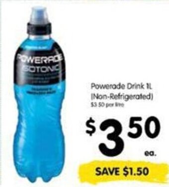 Spar Powerade Drink IL [Non-Refrigerated) offer