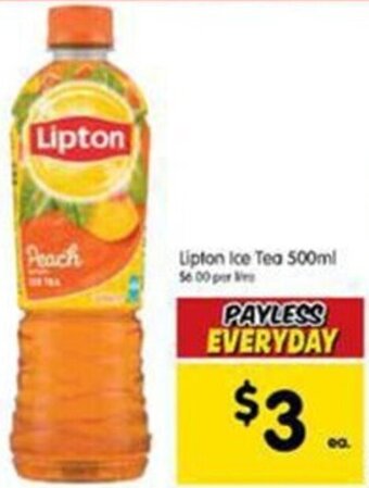 Spar Lipton Ice Tea 500ml offer