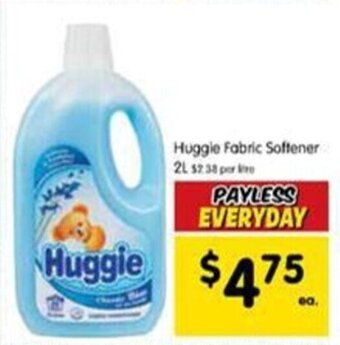 Spar Huggie Fabric Softener 2L offer