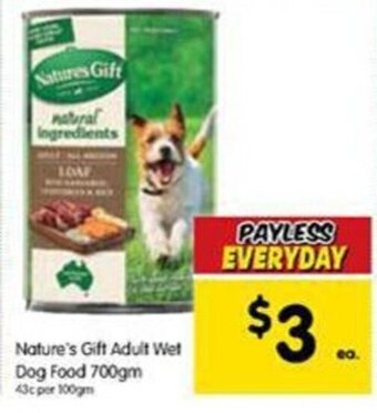 Nature's Gift Adult Wet Dog Food 700gm