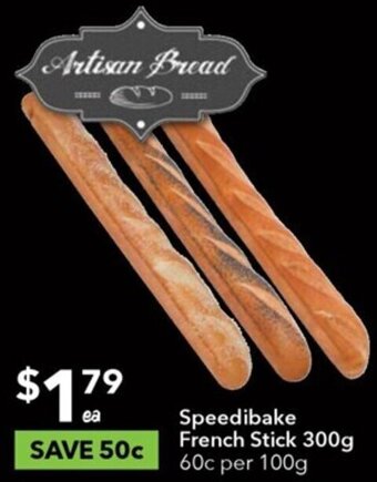 Speedibake French Stick 300g