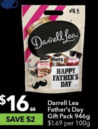 Ritchies Darrell Lea Father's Day Gift Pack 946g offer