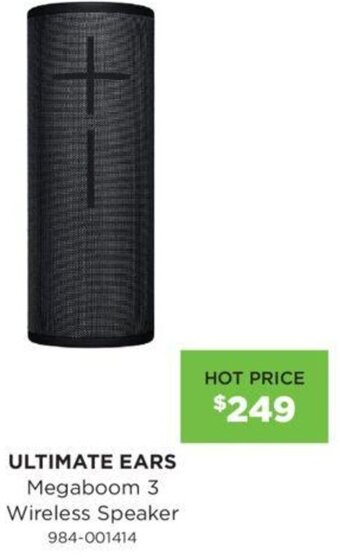 Bing Lee ULTIMATE EARS Megaboom 3 Wireless Speaker offer