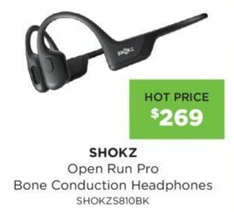 Bing Lee SHOKZ Open Run Pro Bone Conduction Headphones SHOKZS810BK offer