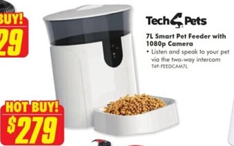 The Good Guys 7L Smart Pet Feeder with 1080p Camera offer