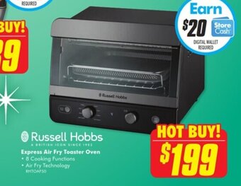 The Good Guys Russell Hobbs Express Air Fry Toaster Oven offer