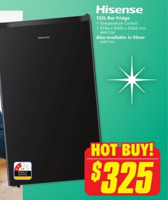 The Good Guys Hisense 125L Bar Fridge offer