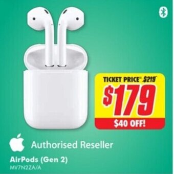 The Good Guys Authorised Reseller AirPods (Gen 2) ` offer