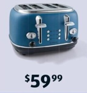 ALDI Designer 4 Slice Toaster offer