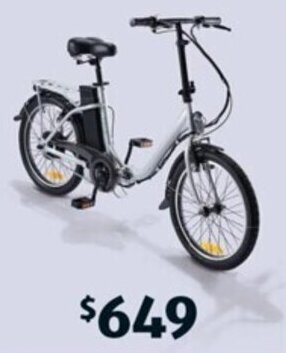 ALDI Folding Electric Bicycle offer