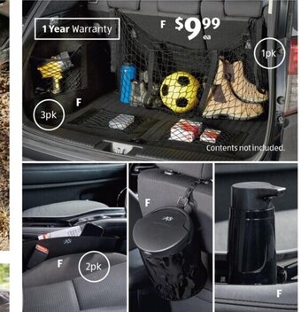 ALDI F Assorted Car Organisers offer