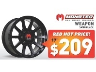 17" Wheel - Monster Weapon
