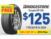 Bob Jane T-Marts Tyre - Bridgestone Ecopia EP150 offer