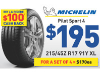 Bob Jane T-Marts Tyre - Michelin Pilot Sport 4 offer