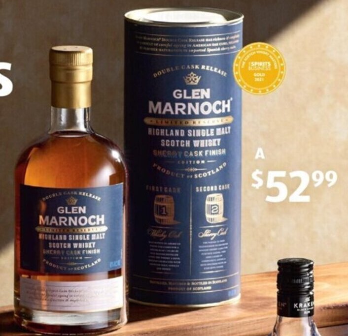 A Glen Marnoch Sherry Cask Reserve Single Malt Scotch Whisky 700ml