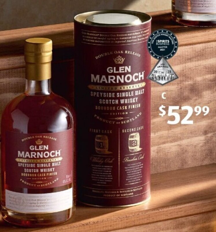 C Glen Marnoch Bourbon Cask Reserve Single Malt Scotch Whisky 700ml