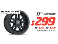 Bob Jane T-Marts 17" Wheel - Black Rhino Barstow offer