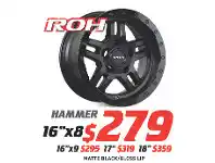 Bob Jane T-Marts 16"x9 Wheel - ROH Hammer offer