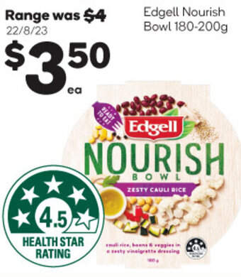 Woolworths Edgell Nourish Bowl 180-200g offer