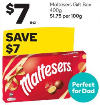 Woolworths Maltesers Gift Box 400g offer