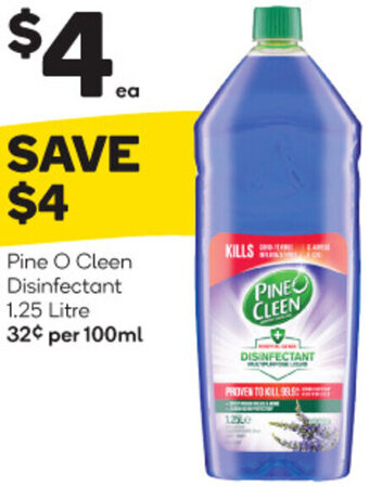 Woolworths Pine O Cleen Disinfectant 1.25 Litre offer