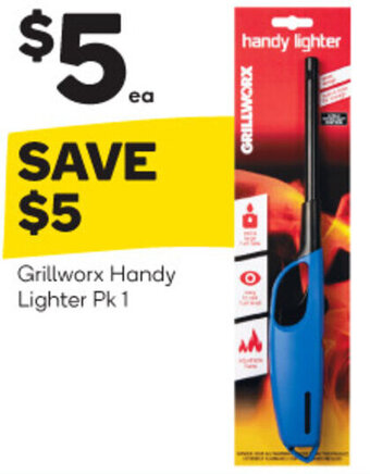Woolworths Grillworx Handy Lighter Pk 1 offer