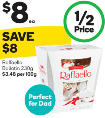 Woolworths Raffaello Ballotin 230g offer