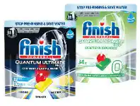 Foodworks Finish Powerball 0% or Quantum Ultimate Dishwashing Tablets 32/34 Pack offer