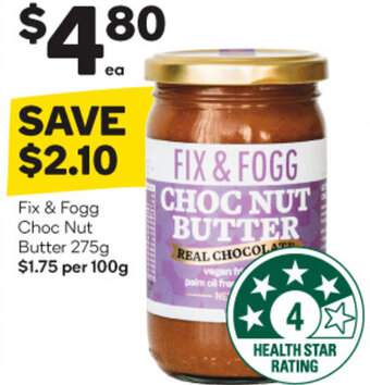 Fix & Fogg Choc Nut Butter 275g
