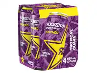 Foodworks Rockstar Energy Drink 4 Pack x 500ml offer