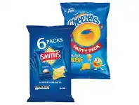 Foodworks Smith’s Multi Pack Chips, Cheezels or Chickadees 75-190g offer