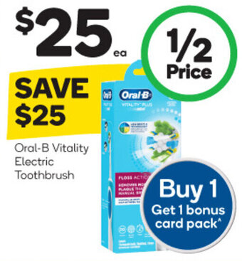 Woolworths Oral-B Vitality Electric Toothbrush offer