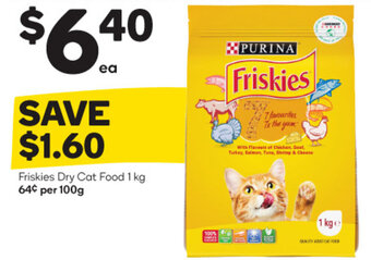 Woolworths Friskies Dry Cat Food 1 kg offer