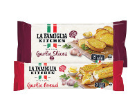 Foodworks La Famiglia Garlic Bread 400g or Slices 9 Pack offer