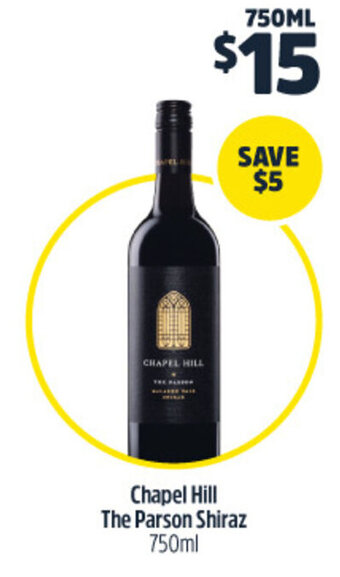 Chapel Hill The Parson Shiraz 750ml