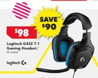 Harvey Norman Logitech G432 7.1 Gaming Headset.* offer