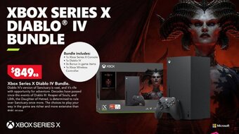 Harvey Norman XBOX SERIES X DIABLO® IV BUNDLE offer