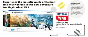 PlayStation VR2 Horizon Call of The Mountain Bundle.