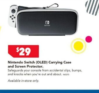 Harvey Norman Nintendo Switch (OLED) Carrying Case and Screen Protector. offer