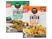 ALDI Urban Eats Spinach Pakora or Onion Bhaji 283g offer