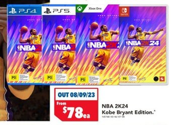NBA 2K24 Kobe Bryant Edition.*