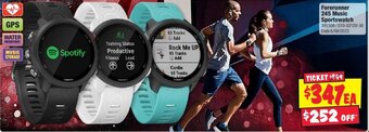 JB Hi-Fi Forerunner 245 Music Sportswatch offer